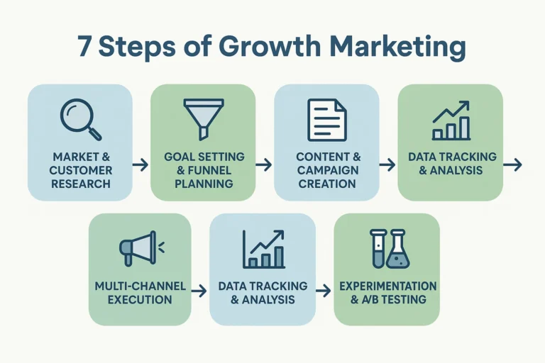 7 steps of growth marketing